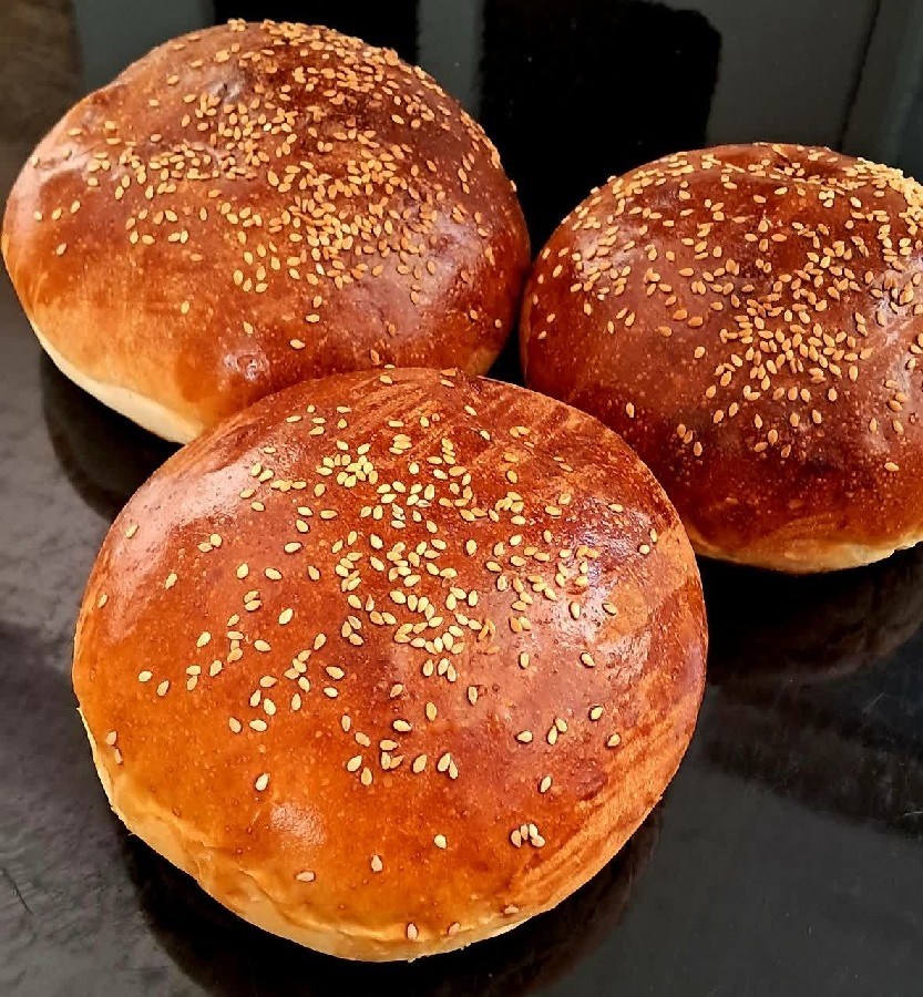 عکس نان همبرگر