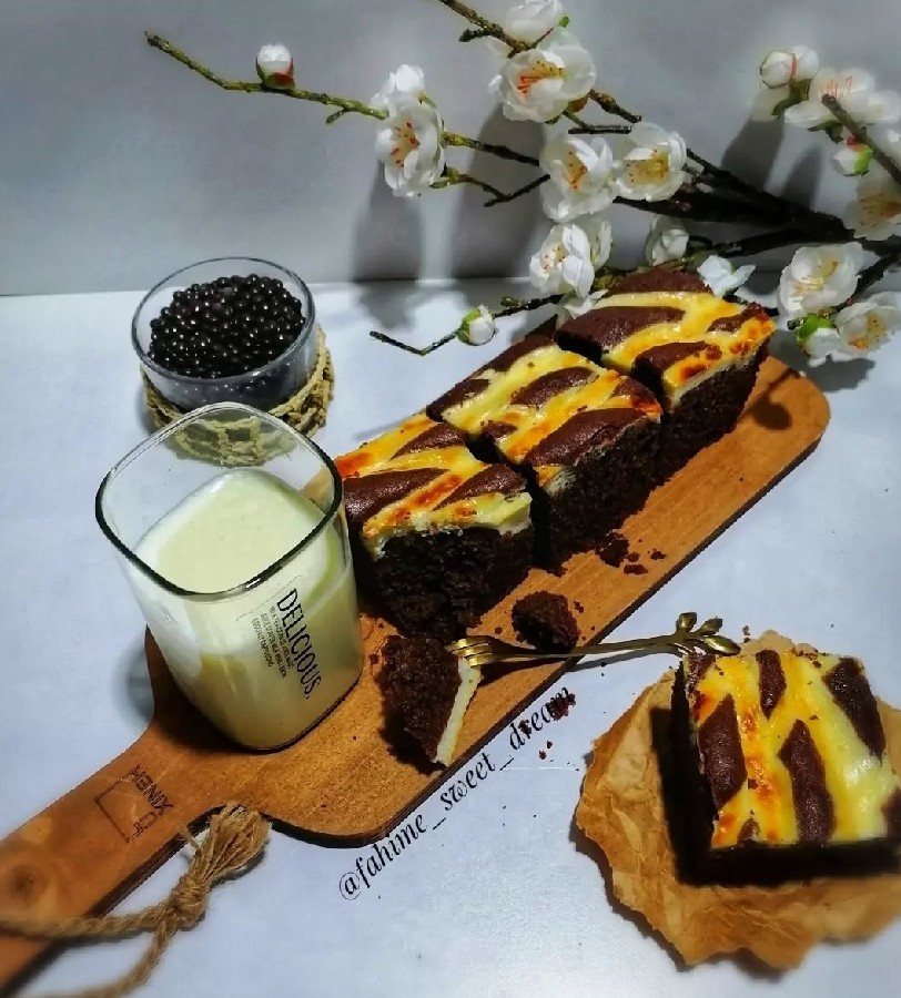 عکس کیک لحاف پنیری