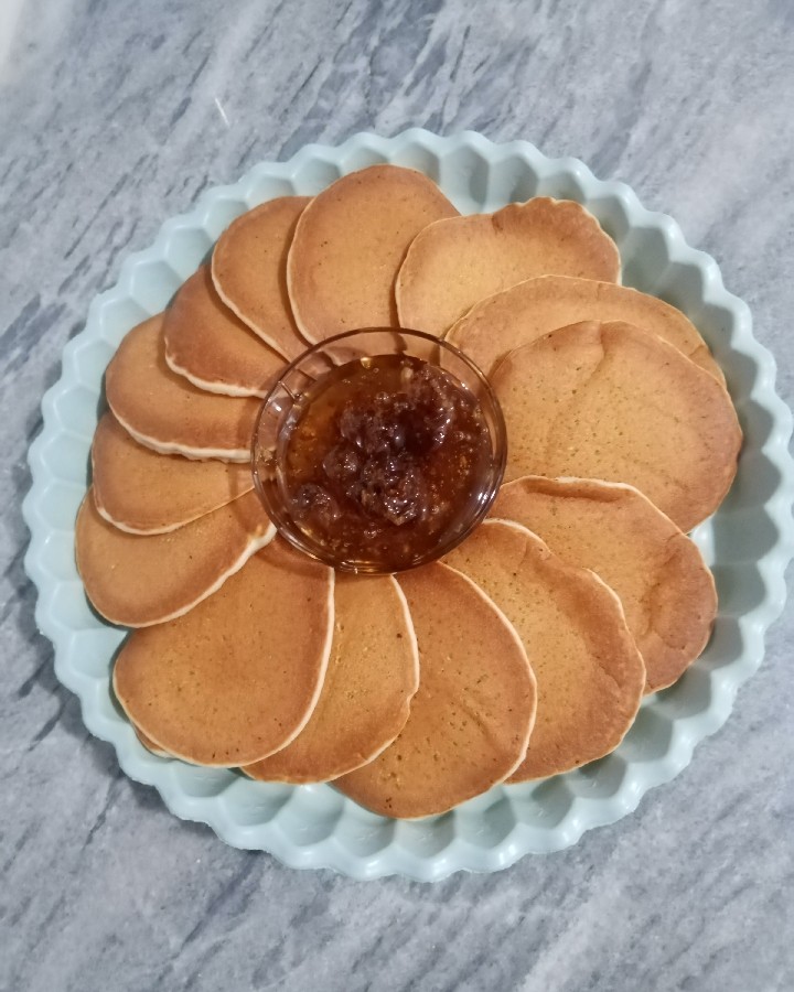 عکس پنکیک پسرم پز