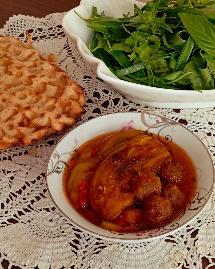 عکس خورش بادمجان 