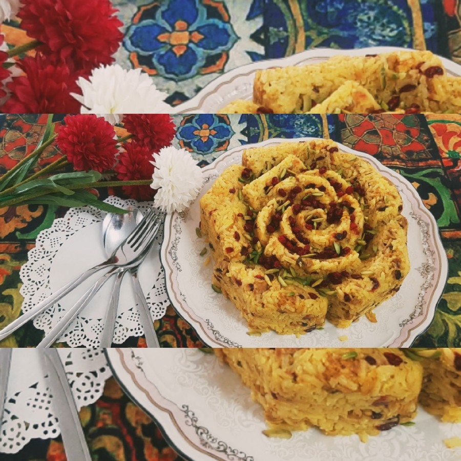عکس ته چین مرغ قالبی