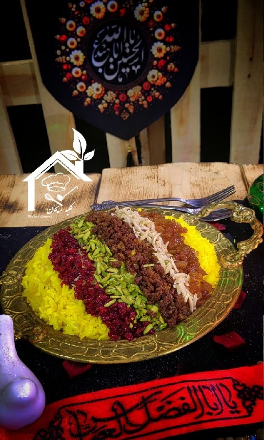 عکس عدس پلو نذری 