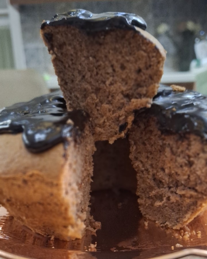 عکس کیک نسکافه ای