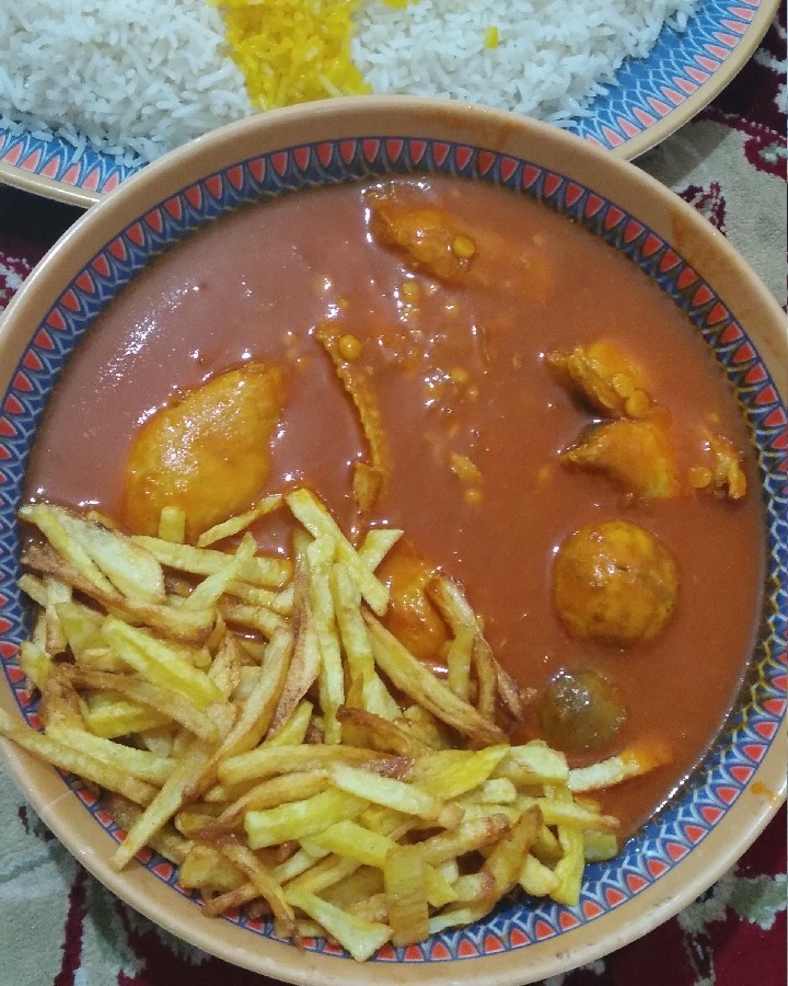 عکس خورشت قیمه مرغ
