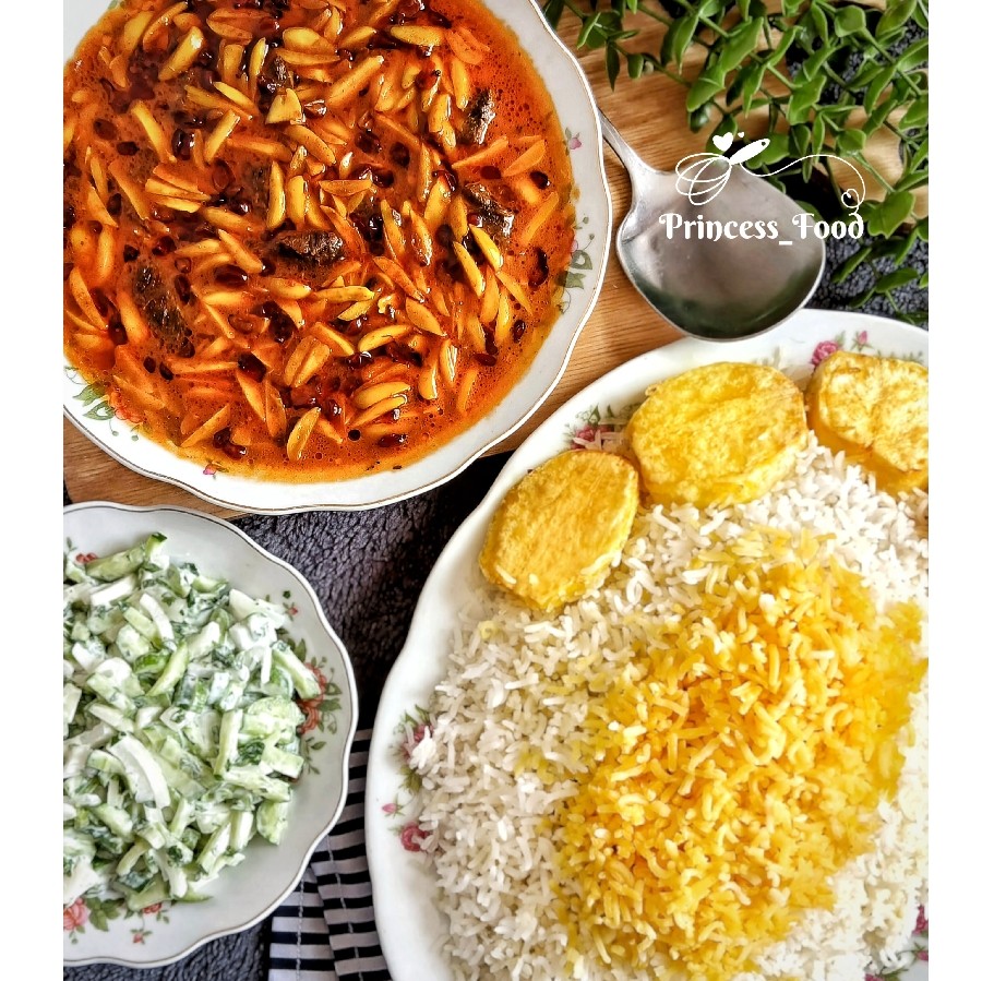 عکس خورش خلال بادام