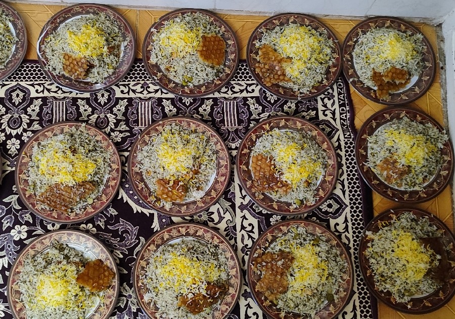 عکس باقالی پلو با مرغ 