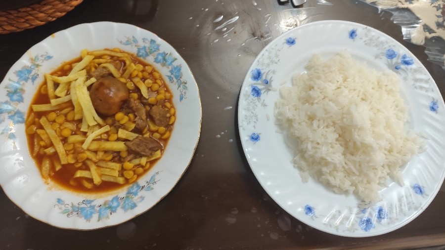 عکس خورشت قیمه ساده خانگی