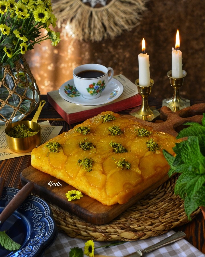 عکس آپساید داون آناناس