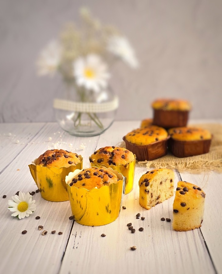 عکس مافین شکلات چیپسی
