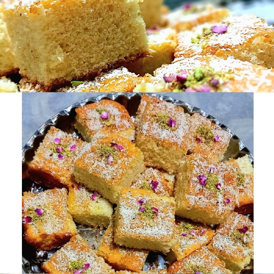 عکس کیک تخته ای اسفنجی