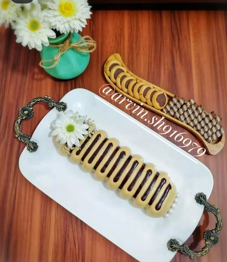 عکس دسر موز و کارامل 
