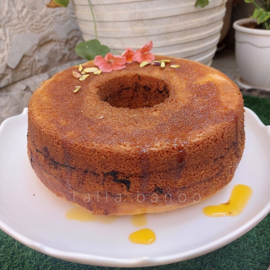 عکس وانیلین کیک موجدار 