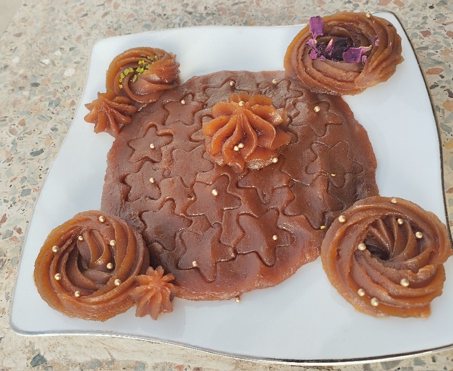 عکس حلوا شیر