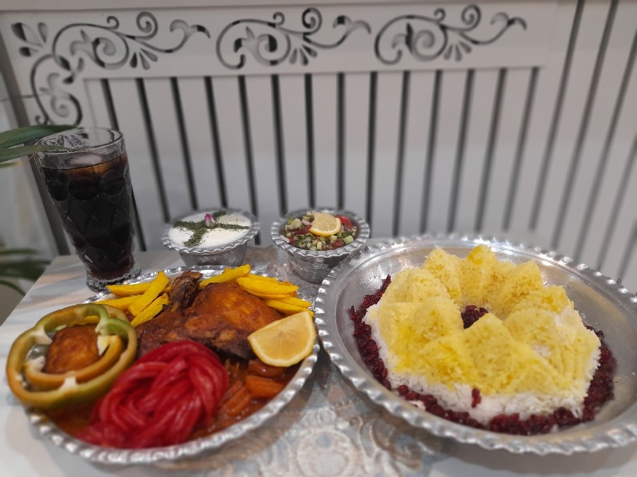 عکس برنج ومرغ مجلسی
