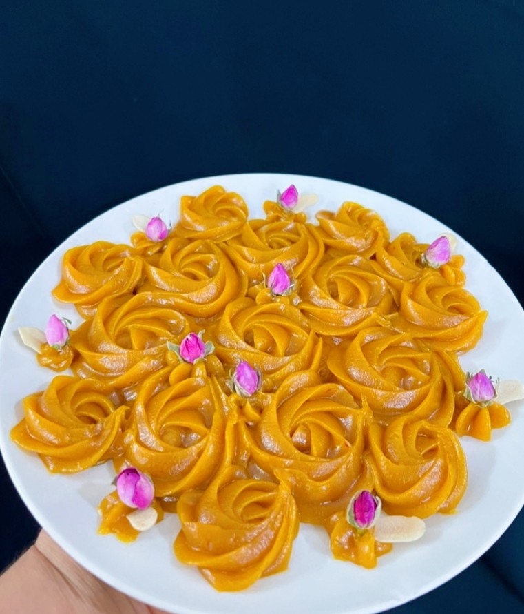 عکس حلوا شیرخشک 