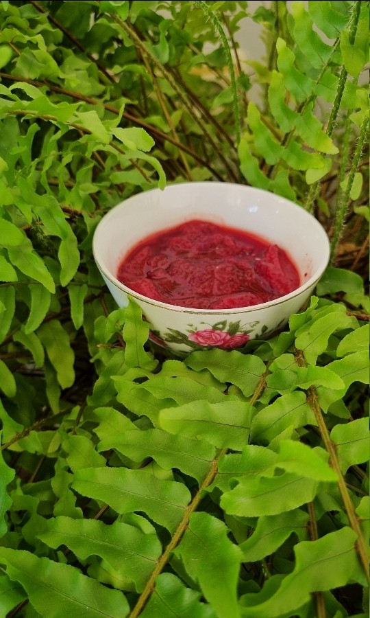 عکس مربا توت فرنگی .