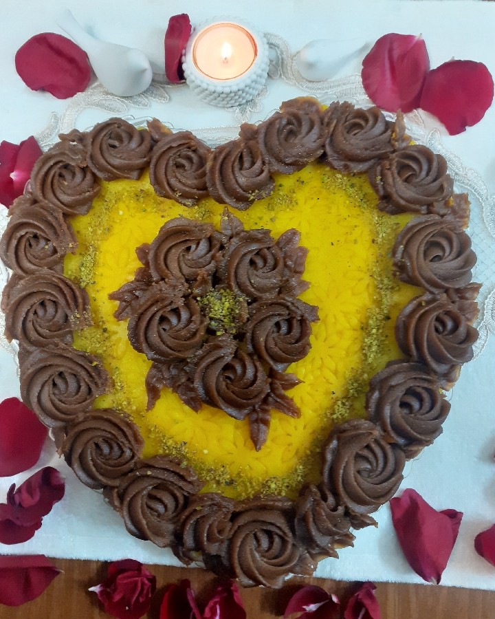 عکس تزئین حلوای مجلسی 