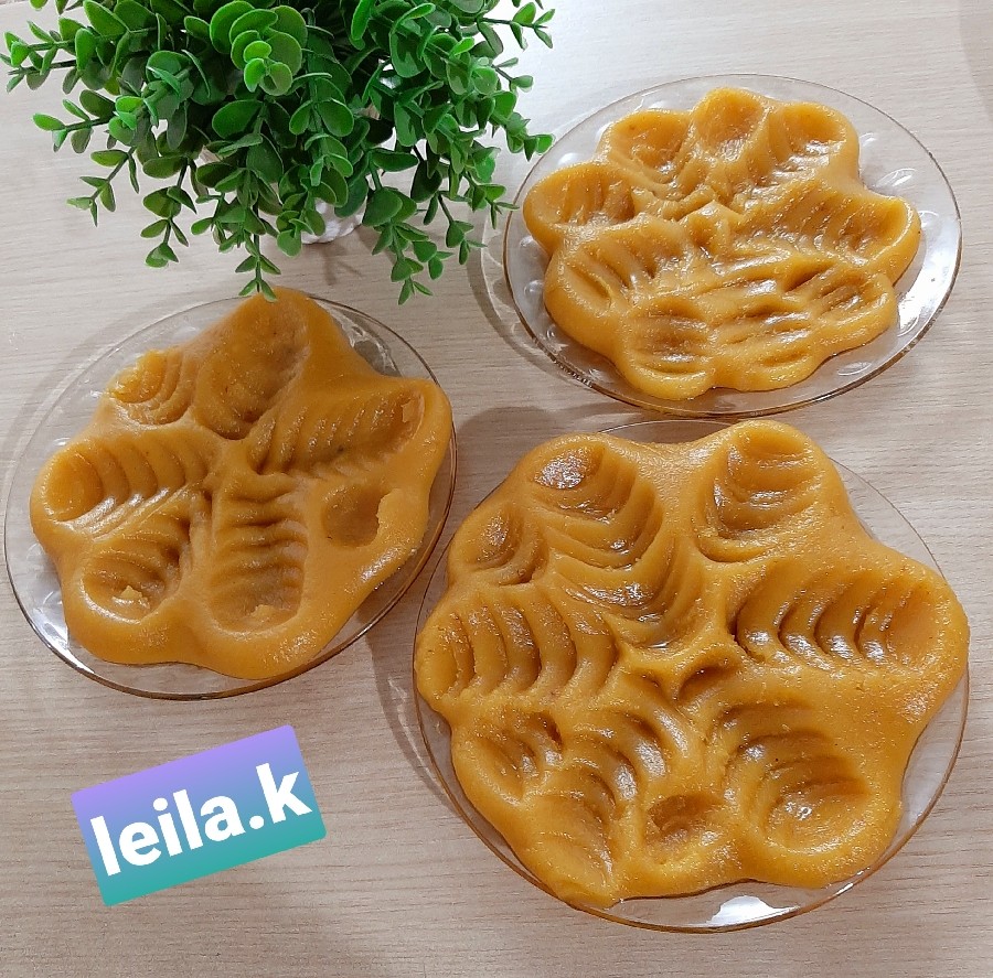 عکس حلوای زعفرانی 