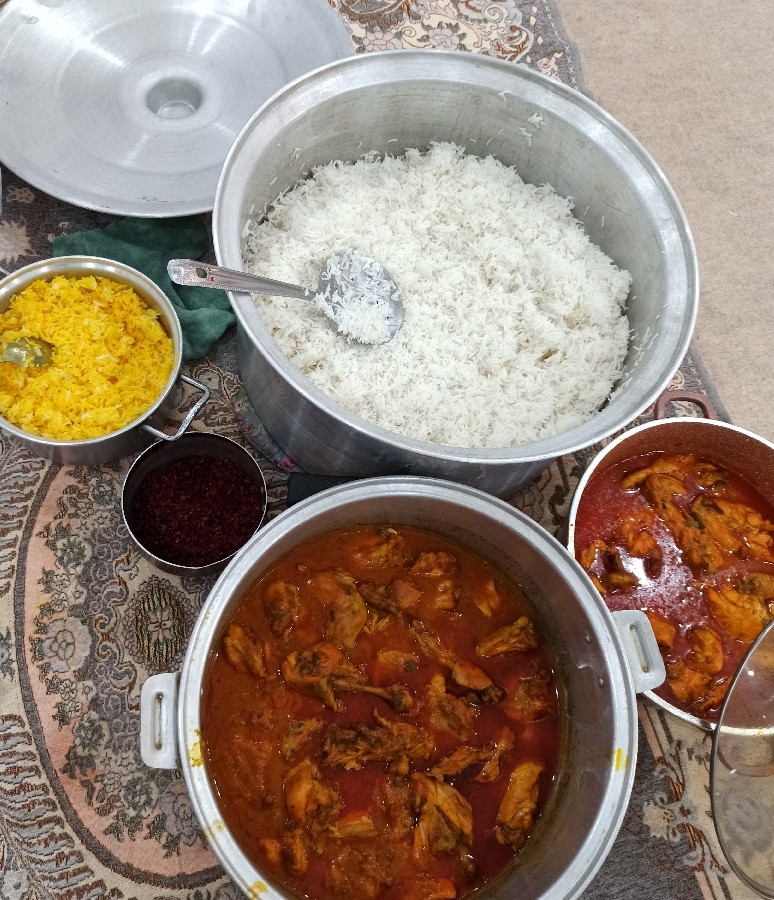 عکس زرشک پلو نذری