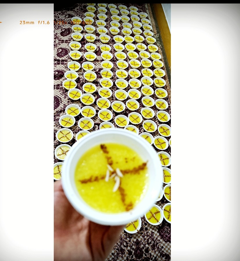 عکس شله زرد نذری