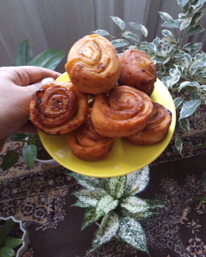 عکس رول دارچینی