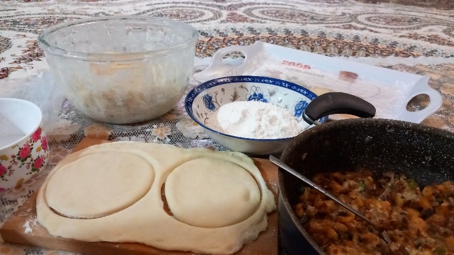 عکس پیراشکی گوشت