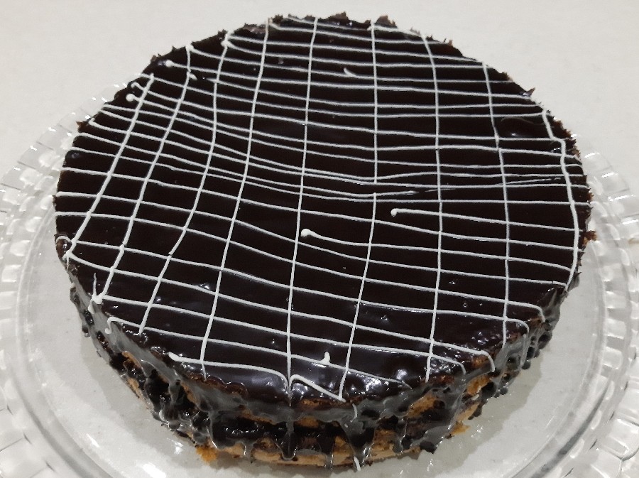 عکس کیک چای مغزدار 