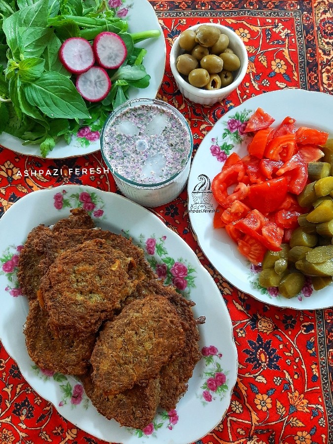 عکس کتلت عدس