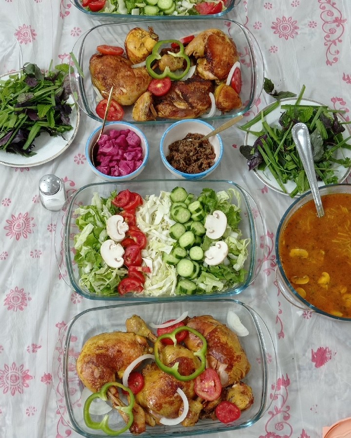 عکس سفره مهمونی

