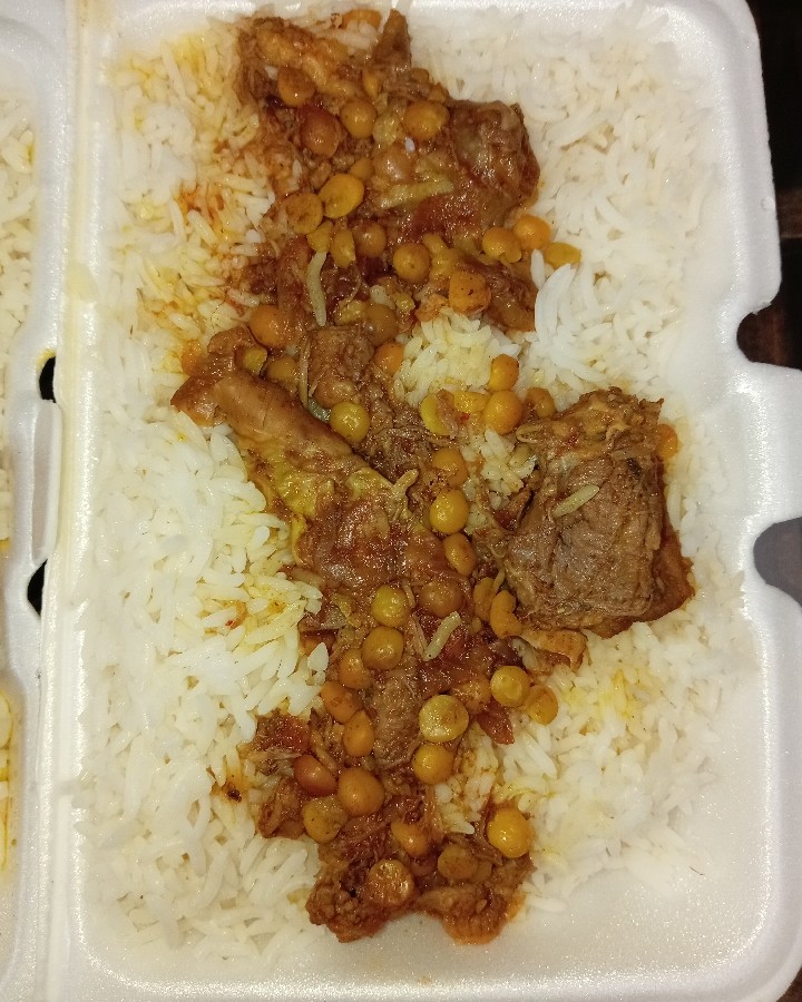 عکس چلو قیمه اردبیل شب نهم محرم.