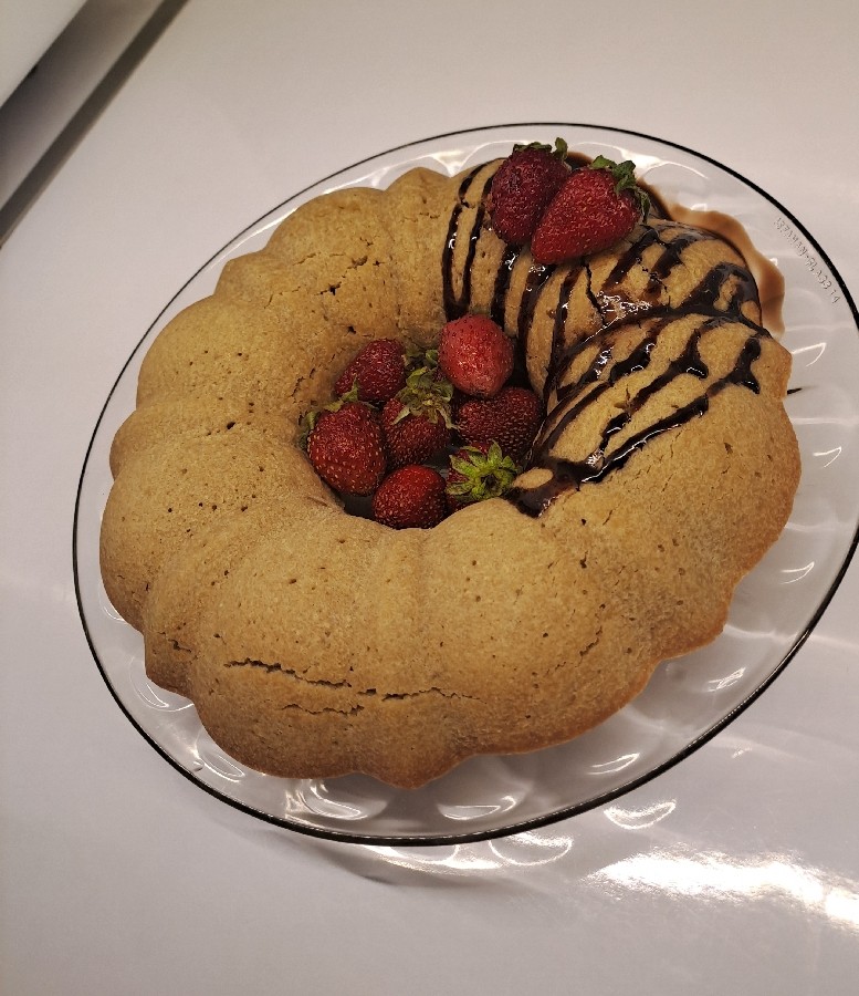 عکس کیک وانیلی