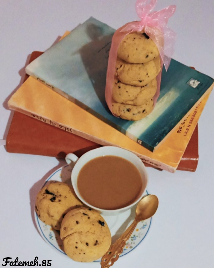 عکس کوکی شکلات گردو