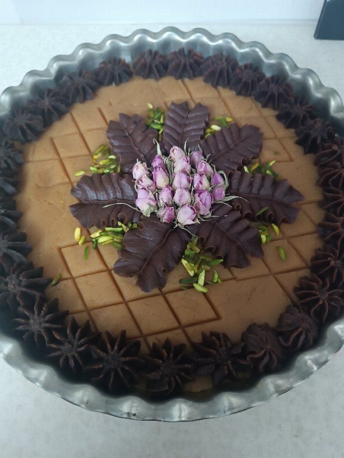 عکس حلوا شیر و آرد برنج 