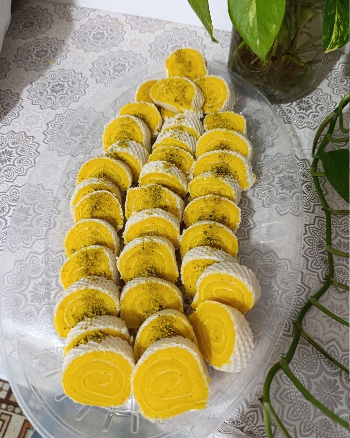 عکس حلوای رولتی 