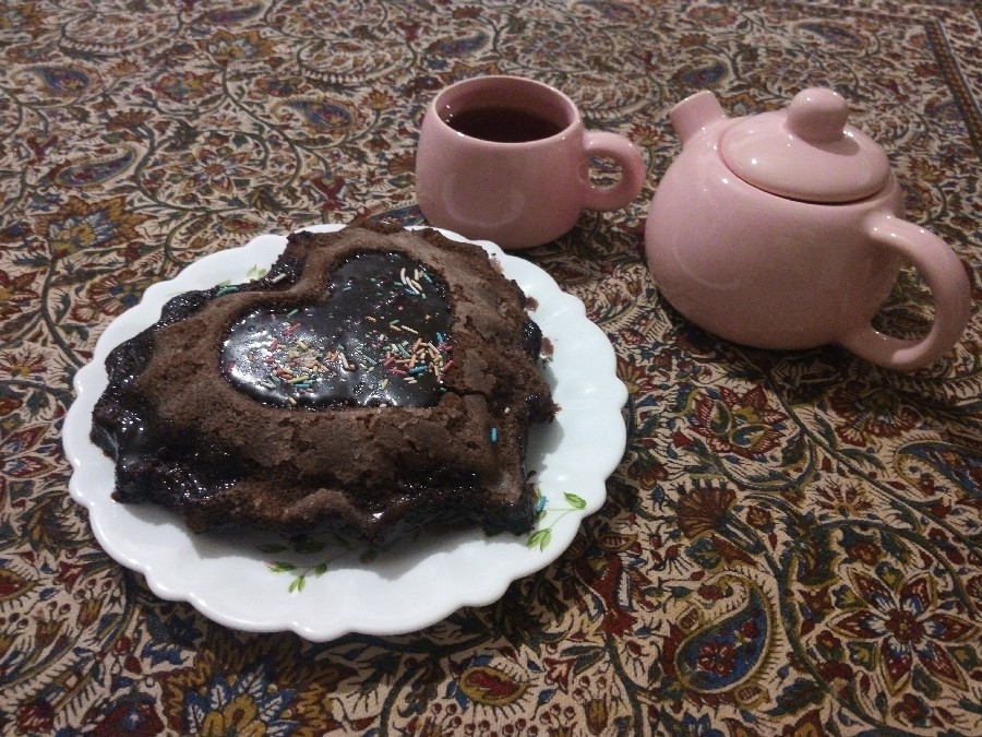 عکس کیک شکلاتی خیس