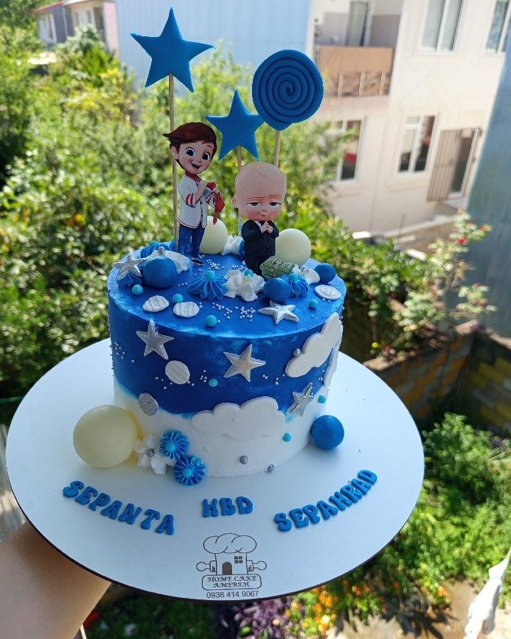 عکس کیک بچه رئیس 