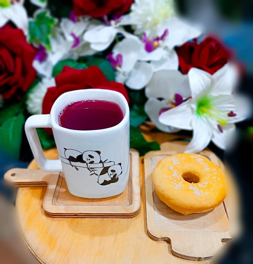 عکس چای آلبالو 