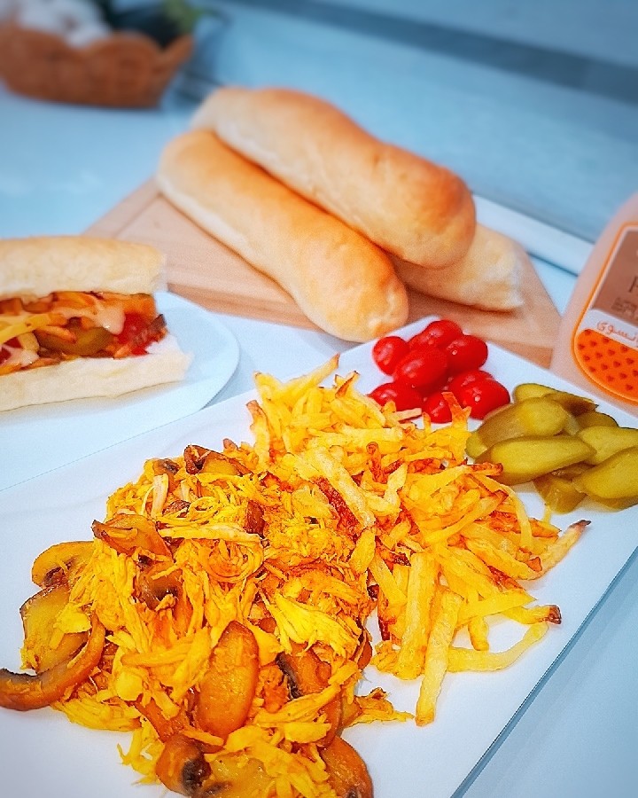 عکس ساندویچ مرغ