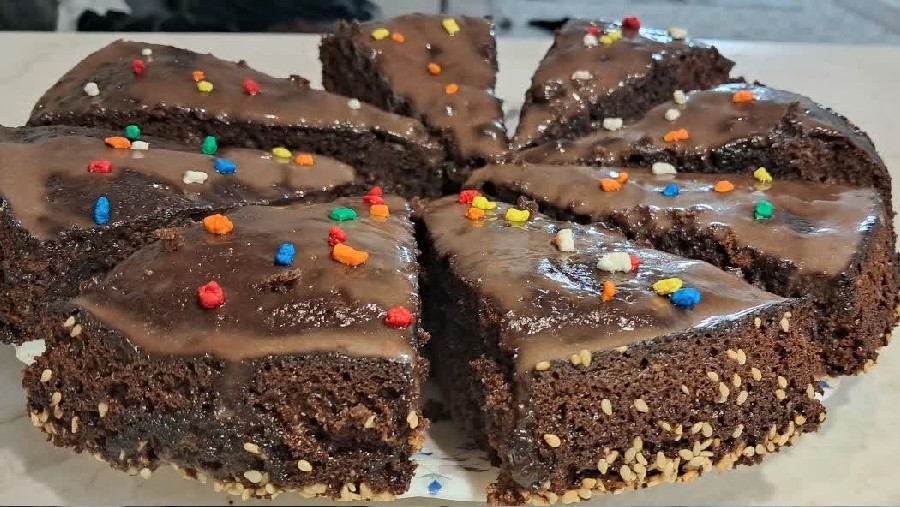 عکس کیک شکلاتی