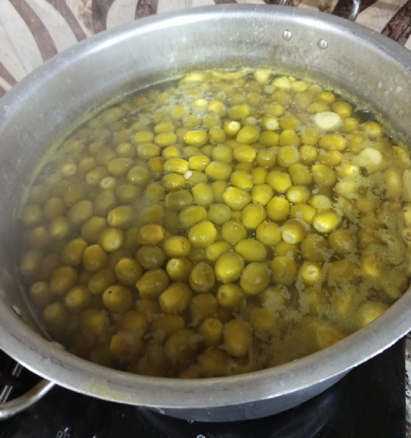 عکس ترشی پپوک(خرمای نارس)
