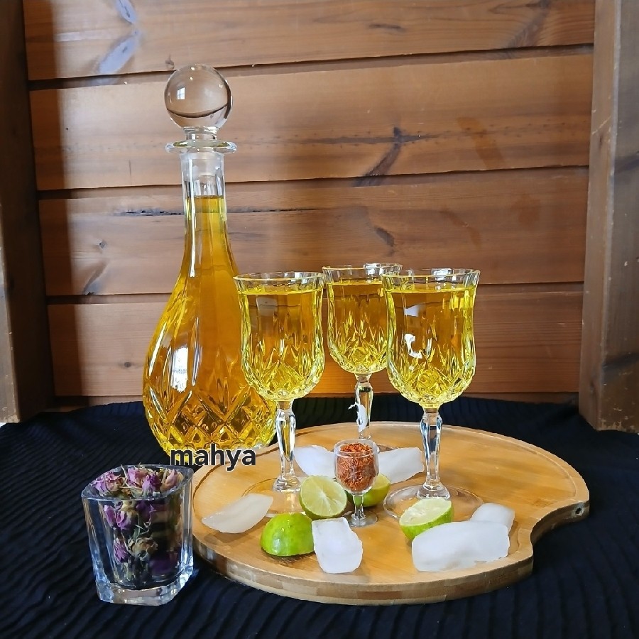 عکس شربت زعفران 