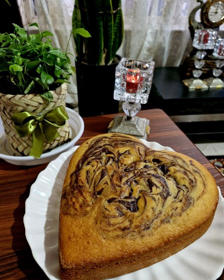 عکس
کیک دو رنگ(زبرا کیک)