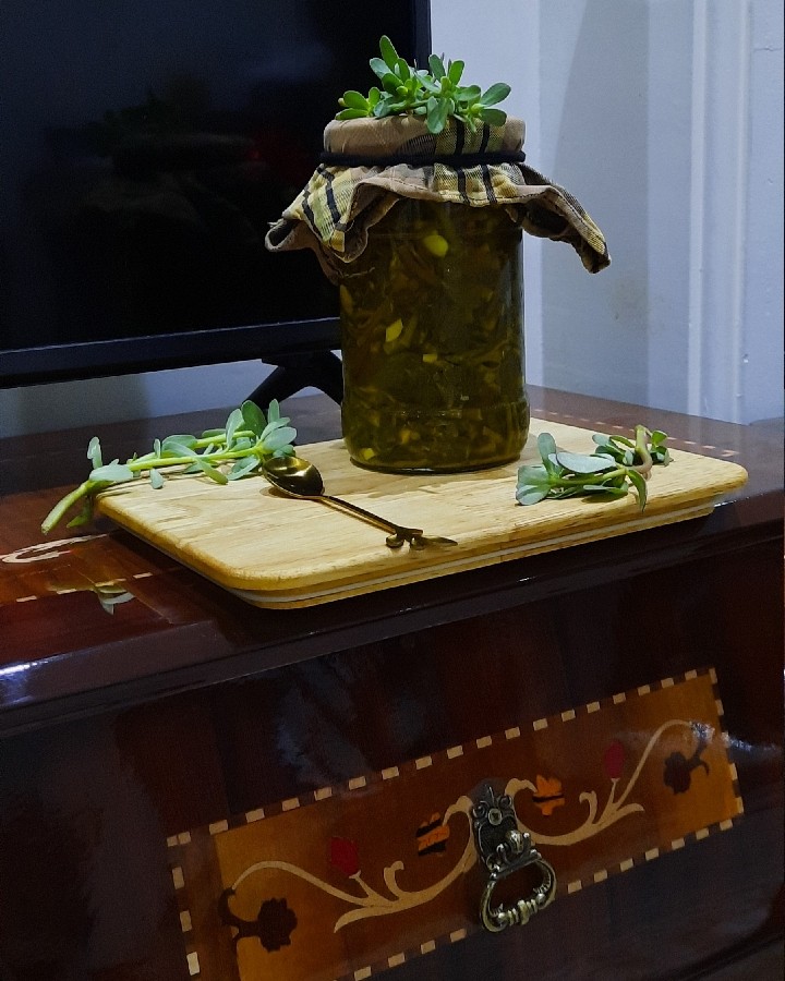 عکس ترشی خرفه