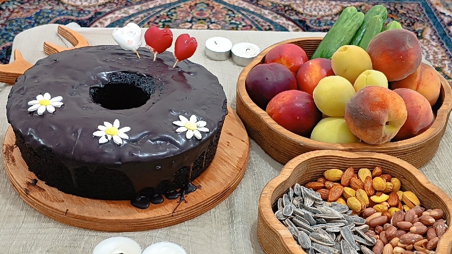 عکس کیک شکلاتی 