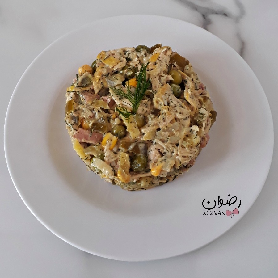 عکس سالاد سیب زمینی