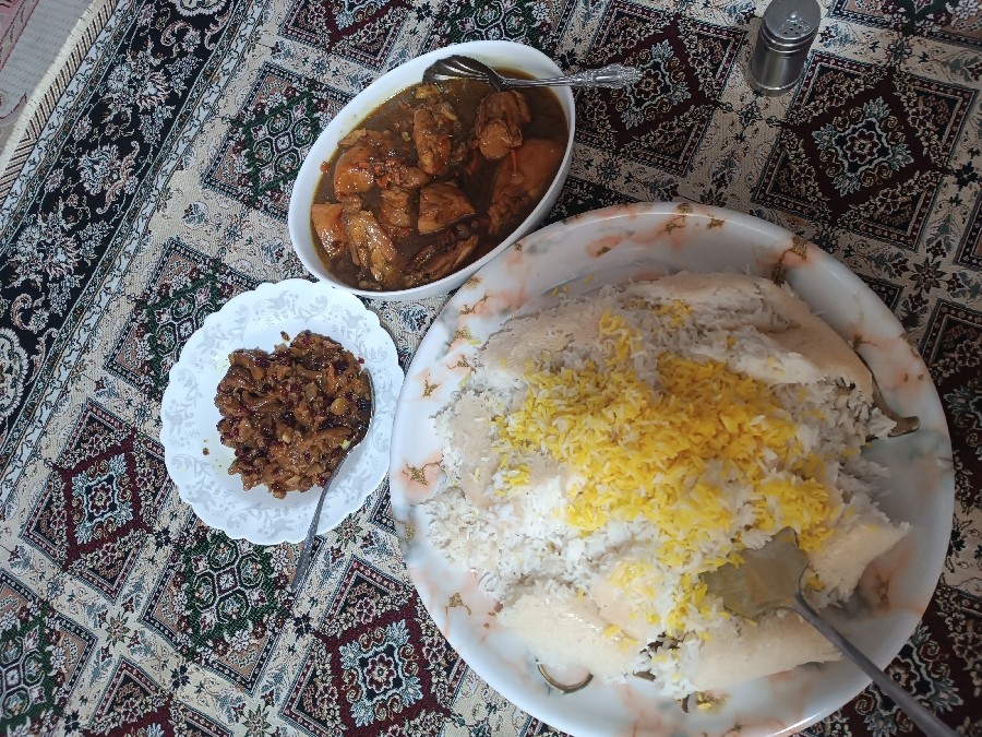 عکس خورشت آلو ??
#خورشت
#آلو
#برنج