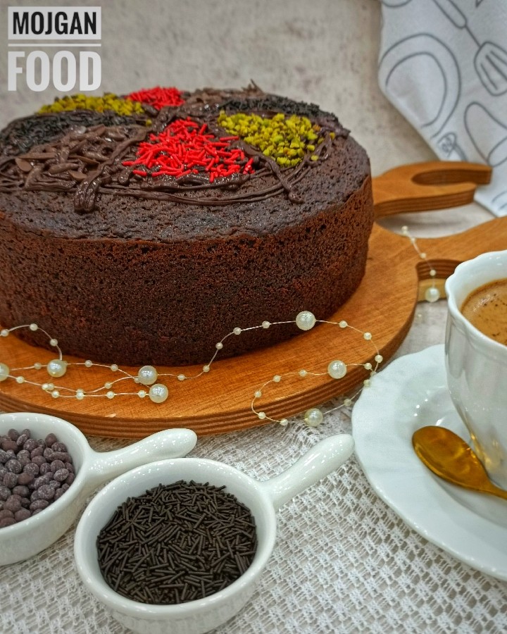 عکس کیک نوتلا پنیری