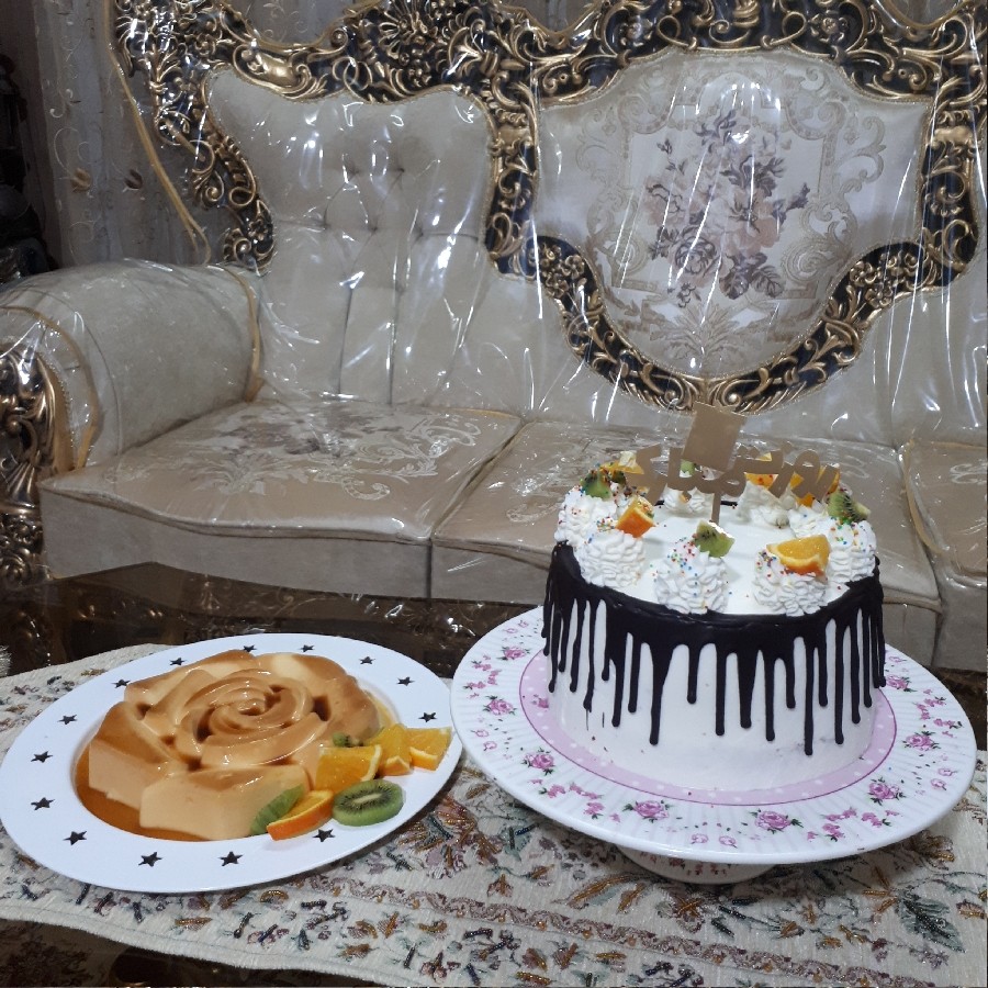 عکس کیک اسفنجی قنادی