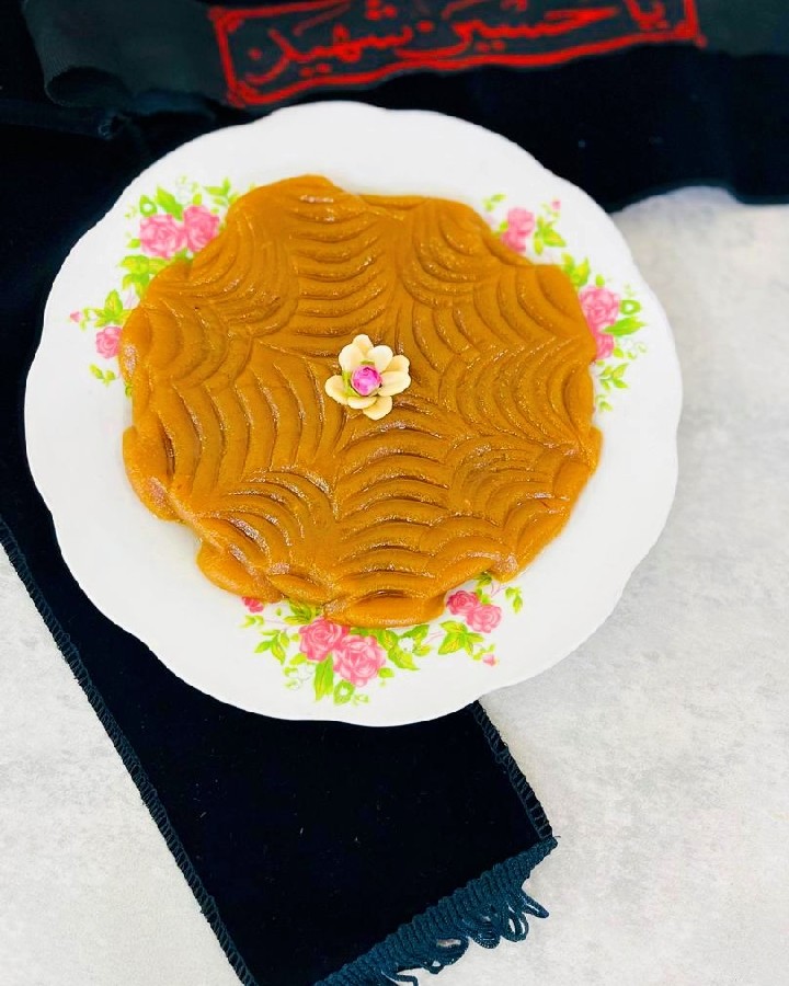 عکس حلوا سه آرد مجلسی 