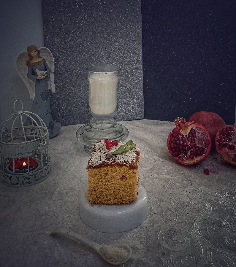 عکس کیک پرتقالی
